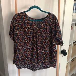 Madewell Floral Blouse